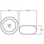 19.3-in. W Bathroom Vessel Sink_AI-28392