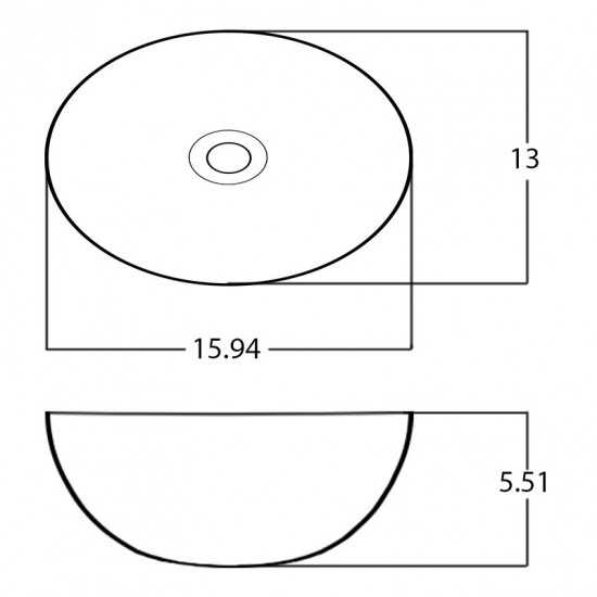 15.94-in. W Bathroom Vessel Sink_AI-28053