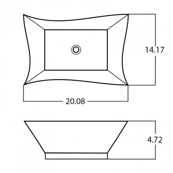 20.08-in. W Bathroom Vessel Sink_AI-27935