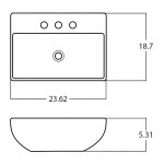 23.62-in. W Bathroom Vessel Sink_AI-28535