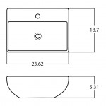 23.62-in. W Bathroom Vessel Sink_AI-27938