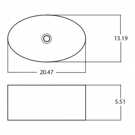 20.47-in. W Bathroom Vessel Sink_AI-28057