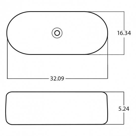 32.09-in. W Bathroom Vessel Sink_AI-28062