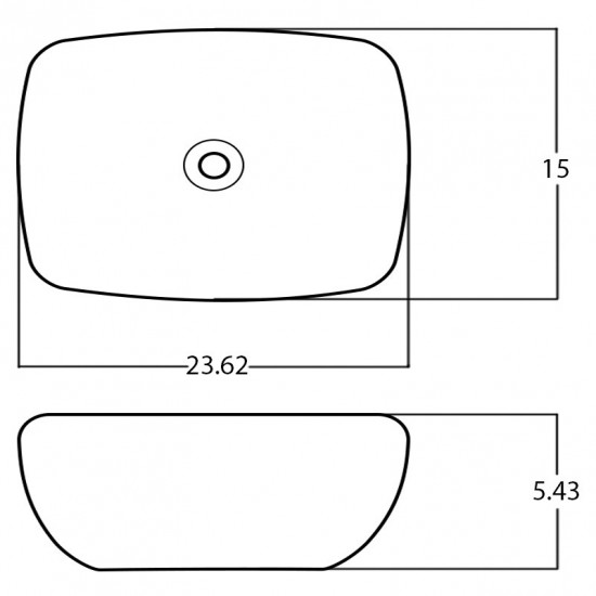 23.62-in. W Bathroom Vessel Sink_AI-28064