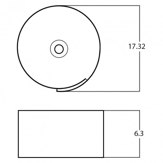 17.32-in. W Bathroom Vessel Sink_AI-28067