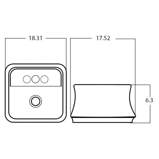 18.31-in. W Bathroom Vessel Sink_AI-28523