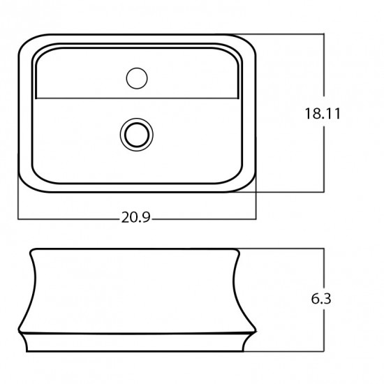 20.9-in. W Bathroom Vessel Sink_AI-27958