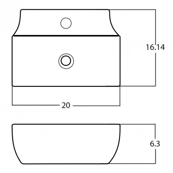 20-in. W Bathroom Vessel Sink_AI-28527