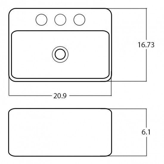 20.9-in. W Bathroom Vessel Sink_AI-28533