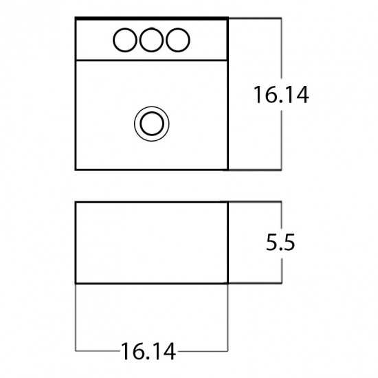 16.14-in. W Bathroom Vessel Sink_AI-28269