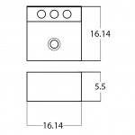 16.14-in. W Bathroom Vessel Sink_AI-28356