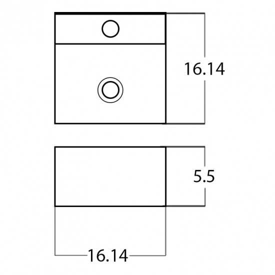 16.14-in. W Bathroom Vessel Sink_AI-28104