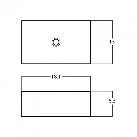 18.1-in. W Bathroom Vessel Sink_AI-28109