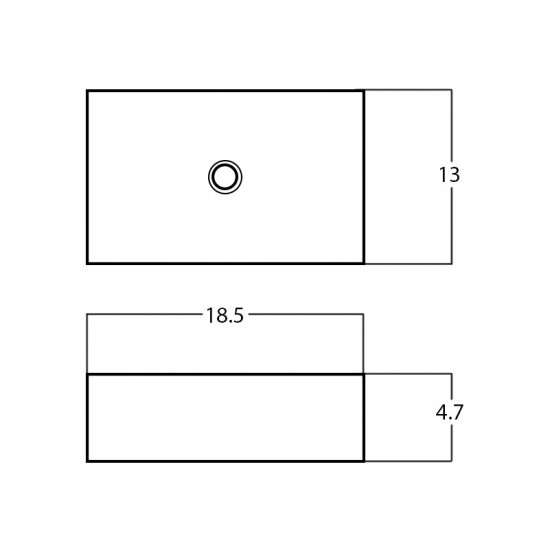 18.5-in. W Bathroom Vessel Sink_AI-28110