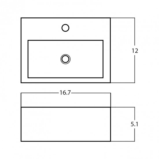 16.7-in. W Bathroom Vessel Sink_AI-28131