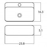 23.8-in. W Bathroom Vessel Sink_AI-28140