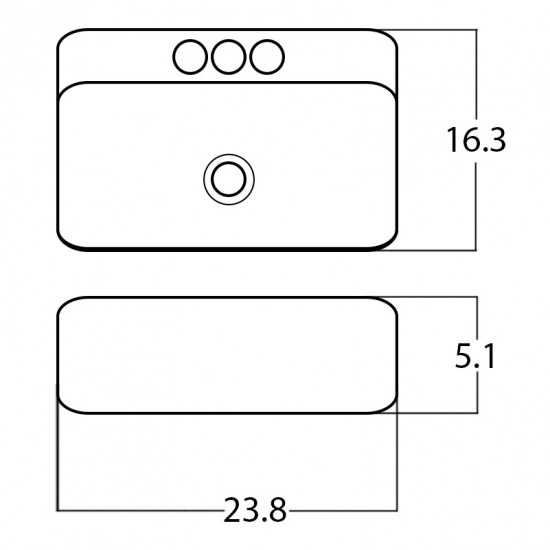 23.8-in. W Bathroom Vessel Sink_AI-28298