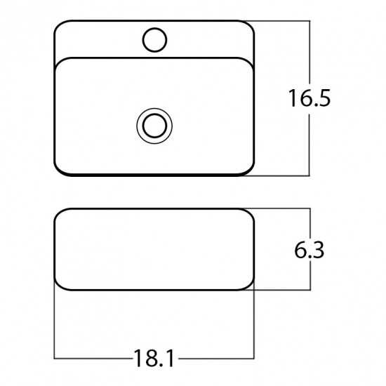 18.1-in. W Bathroom Vessel Sink_AI-28143