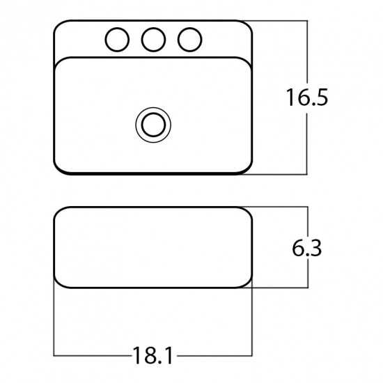 18.1-in. W Bathroom Vessel Sink_AI-28330