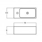 19-in. W Bathroom Vessel Sink_AI-29423