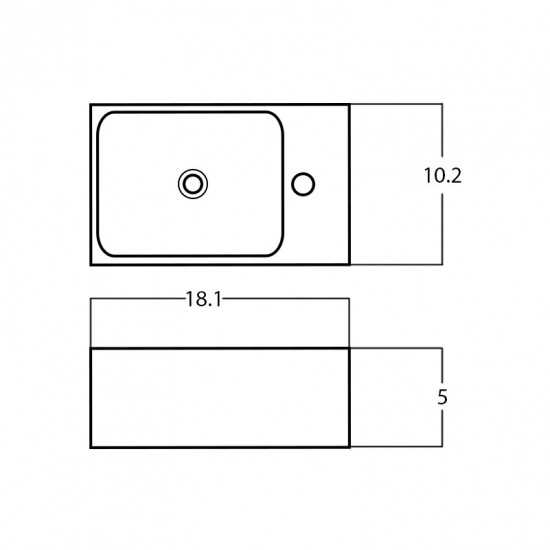 18.1-in. W Bathroom Vessel Sink_AI-28149