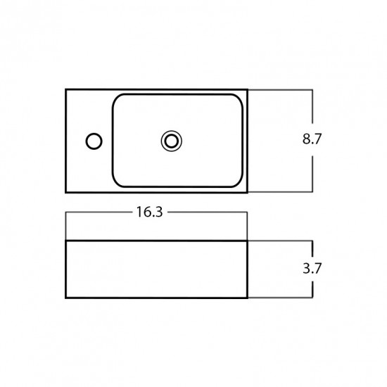 16.3-in. W Bathroom Vessel Sink_AI-28157