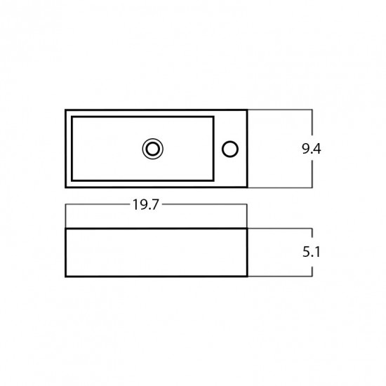 19.7-in. W Bathroom Vessel Sink_AI-28161