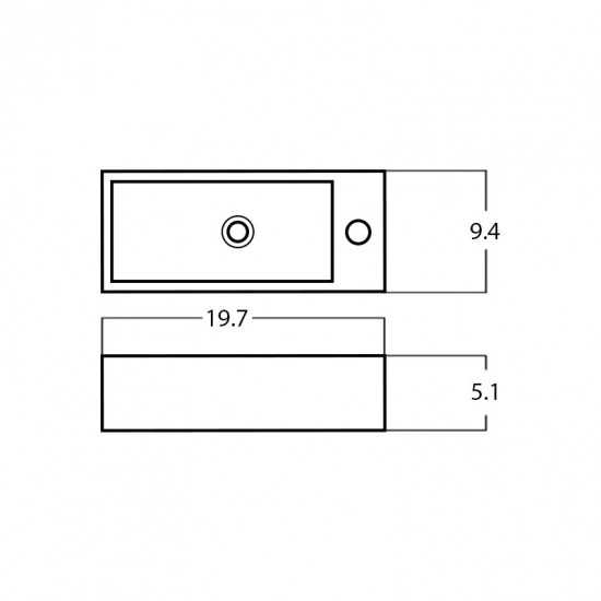 19.7-in. W Bathroom Vessel Sink_AI-29422