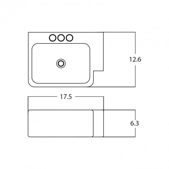 17.5-in. W Bathroom Vessel Sink_AI-28306