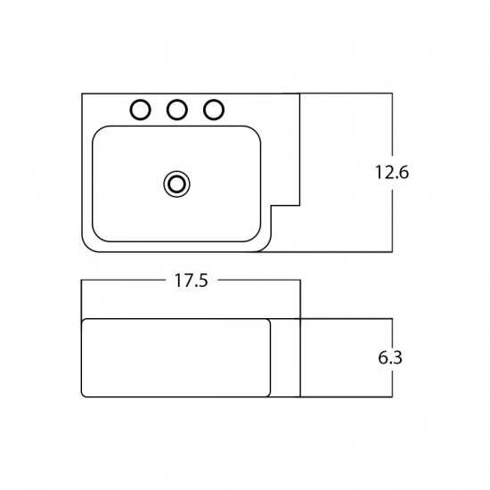 17.5-in. W Bathroom Vessel Sink_AI-28340