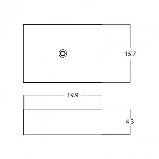 19.9-in. W Bathroom Vessel Sink_AI-28187