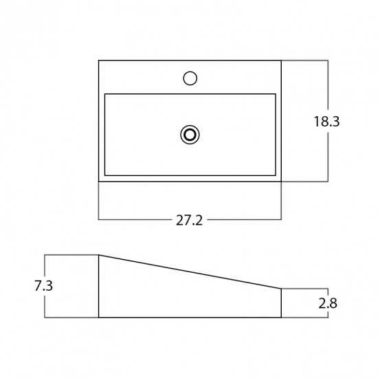 27.2-in. W Bathroom Vessel Sink_AI-28188