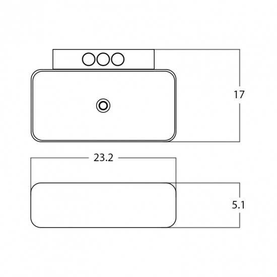 23.2-in. W Bathroom Vessel Sink_AI-28316