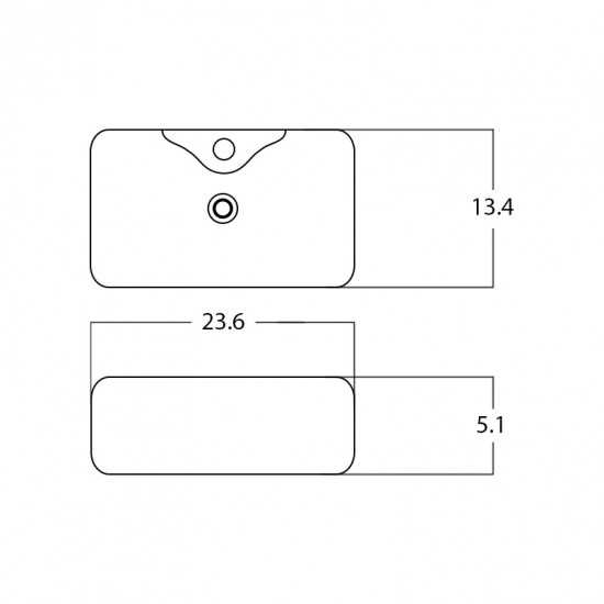 23.6-in. W Bathroom Vessel Sink_AI-28200