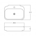 25.6-in. W Bathroom Vessel Sink_AI-28207