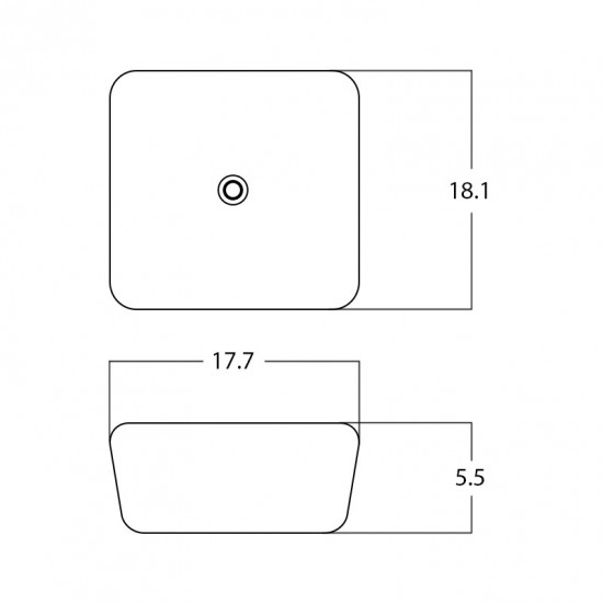 17.7-in. W Bathroom Vessel Sink_AI-28213