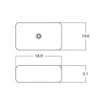 18.9-in. W Bathroom Vessel Sink_AI-28256