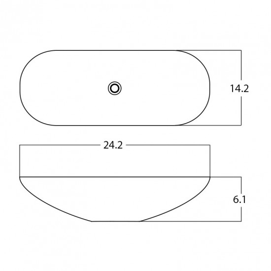 24.2-in. W Bathroom Vessel Sink_AI-28396