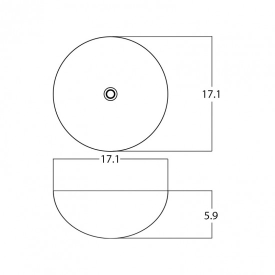 17.1-in. W Bathroom Vessel Sink_AI-28398