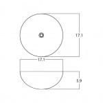 17.1-in. W Bathroom Vessel Sink_AI-28448