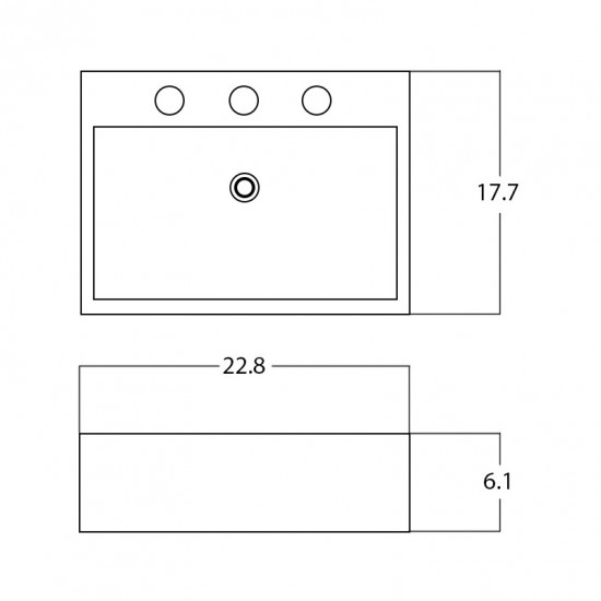 22.8-in. W Bathroom Vessel Sink_AI-28486