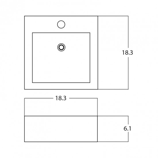 18.3-in. W Bathroom Vessel Sink_AI-28402