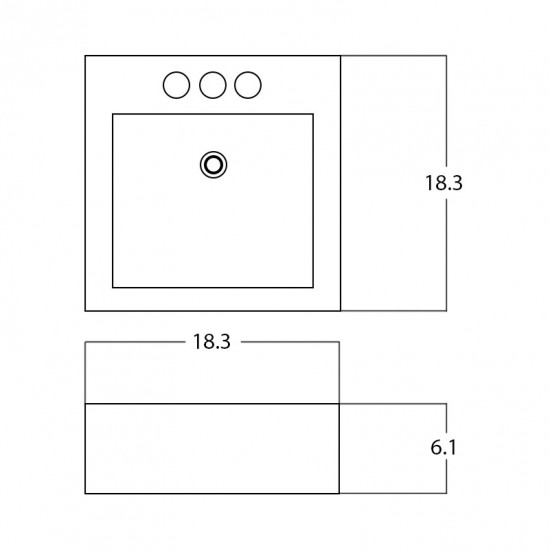 18.3-in. W Bathroom Vessel Sink_AI-28459