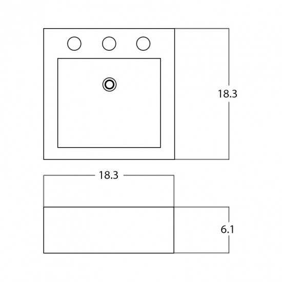 18.3-in. W Bathroom Vessel Sink_AI-28488