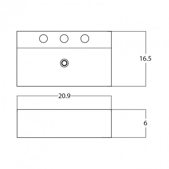 20.9-in. W Bathroom Vessel Sink_AI-28489