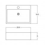 20.9-in. W Bathroom Vessel Sink_AI-28404