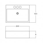 20.9-in. W Bathroom Vessel Sink_AI-28461