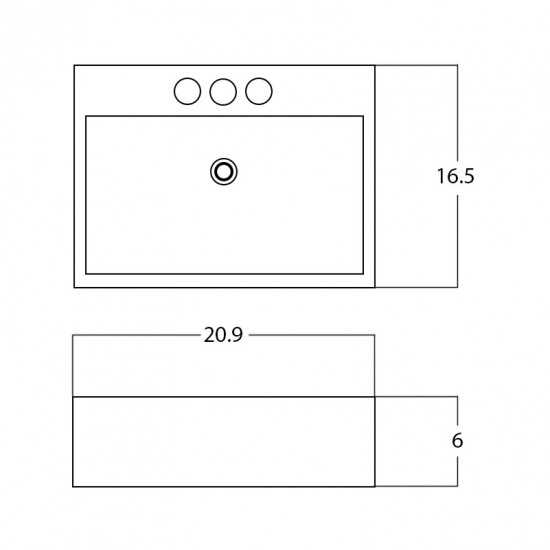 20.9-in. W Bathroom Vessel Sink_AI-28461