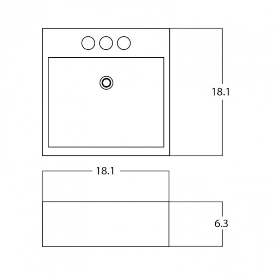 18.1-in. W Bathroom Vessel Sink_AI-28464