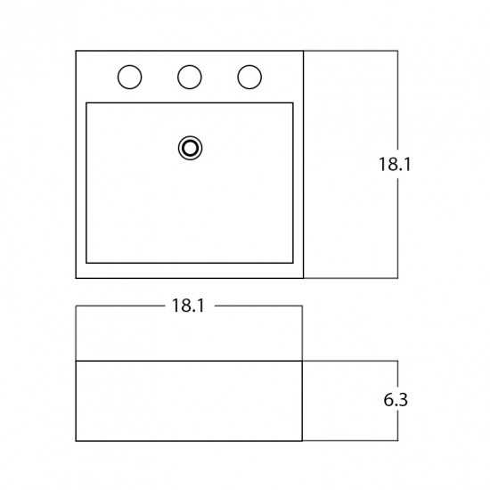 18.1-in. W Bathroom Vessel Sink_AI-28493